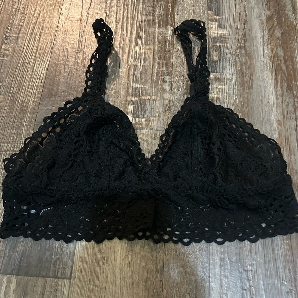 Aerie Black Lace Bralette
